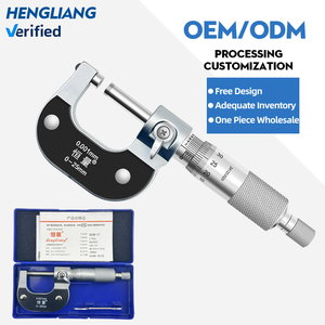 Hengliang Hoge Precisie 0-25Mm Roestvrij Staal <span class=keywords><strong>Micrometer</strong></span> 0.001Mm Resolutie Legering Oppervlak Spiraal 0.002Mm Nauwkeurigheid - Product Image 2