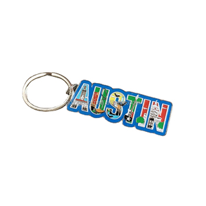 Fábrica personalizada <span class=keywords><strong>en</strong></span> relieve <span class=keywords><strong>San</strong></span> <span class=keywords><strong>Antonio</strong></span> City River Walk Alamo <span class=keywords><strong>Texas</strong></span> States Souvenirs llavero personalizado de Metal <span class=keywords><strong>en</strong></span> forma de corazón llavero - Product Image 6
