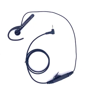 Offre Spéciale personnalisé avec interphone casque microphone écouteur radio bidirectionnel talkie-walkie vente en gros 3.5 MM + 2.5 MM filaire plug-in he