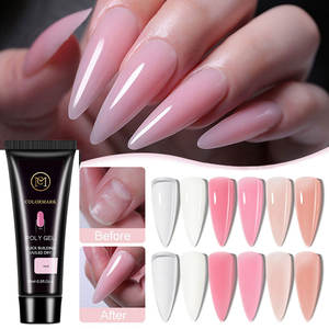 ชุดต่อเล็บแบบทำมือพร้อมรูปแบบคู่เจลโพลีและโคมไฟ LED สำหรับร้านเสริมสวยการทำเล็บที่มีคุณภาพที่บ้าน - Product Image 4