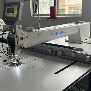 YS-RS90H kain bahan tebal berat X130 cm sekrup ganda mesin jahit pola cerdas pintar untuk garmen - Product Image 3