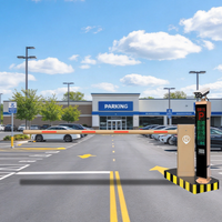 Barrière de circulation LPR à haute stabilité, équipement de contrôle de stationnement autonome pour garage commercial