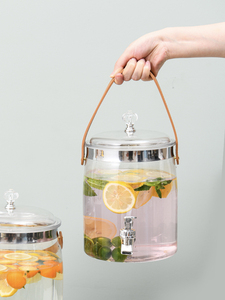Distributeur de boissons réfrigérées grande capacité sans BPA avec robinet, <span class=keywords><strong>pichet</strong></span> froid pour réfrigérateur - Product Image 4