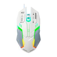 Ratón para Juegos con Cable USB, 3600 DPI, RGB, LED Brillante, Ergonómico, 6D, para Ordenador, PC, Portátil