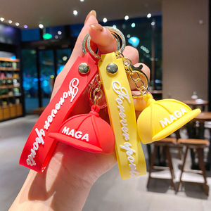 Phổ biến <span class=keywords><strong>cap</strong></span> Keychain <span class=keywords><strong>PVC</strong></span> mềm cao su bóng chày hat Keychain thể thao hat Keychain - Product Image 3