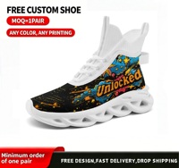 Sneakers réfléchissantes personnalisées à tige haute, nouvelles chaussures de sport tendance unisexes avec bande réfléchissante pour hommes et femmes, à porter au quotidien