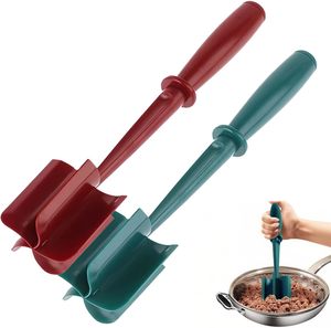 เครื่องบดเนื้อทนความร้อนแบบใช้มือสำหรับเนื้อบดทำแฮมเบอร์เกอร์ - Product Image 1