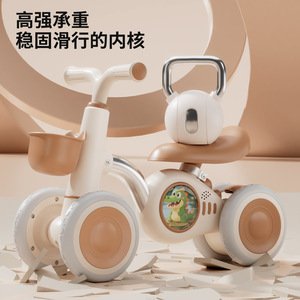 Bicicleta de equilibrio para bebés y niños pequeños - un gran herramienta para la cuidadela infantil. Bicicleta andadora para bebés de 1 a 4 años, scooter sin pedales, de cuatro ruedas - Product Image 3