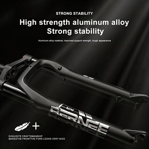 Bernee Air Front Suspension Fat 26 Inch Aluminium Alloy Luchtvork 130mm Veerweg Schokdemper 4.0 Fat Tire Vork Fietsaccessoires - Product Image 3