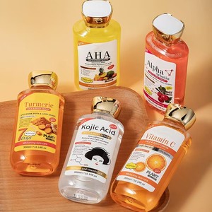 Marque privée Alpha Arbutine Sérum <span class=keywords><strong>Anti</strong></span>-Taches Acide Kojique AHA Formule Liquide Sérum Visage et Corps Éclaircissant Blanchiment 300ml - Product Image 6