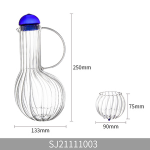 Big fooose's desire costume bleu bouteille d'eau en verre gydrogen chaud - Product Image 2