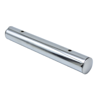 Pieds de meubles ronds minimalistes en chrome poli de 25 mm pour la décoration, vente en gros