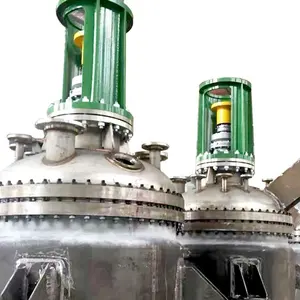 Industriële Wervelbedreactor Met Hoog Borosilicaatglas