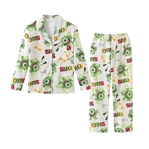 Vente en gros Vêtements de nuit dessin animé mignon Ensemble <span class=keywords><strong>pyjama</strong></span> à manches longues Filles Dames Enfants Doux <span class=keywords><strong>Chaud</strong></span> Vêtements pour la maison Pyjamas - Product Image 5