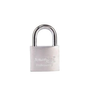 Candado de Seguridad Industrial Rarlux, Duradero, de 32-75 mm, Alta Seguridad, Niquelado, Tipo Grueso, con Llave Cruzada, Cilindro de Latón, Candado de Bloqueo de Hierro - Product Image 1