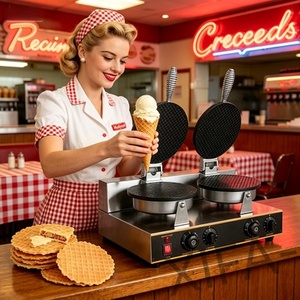Macchina per Coni Gelato Personalizzabili con Stampi Intercambiabili per Forme Rotonde, Quadrate, a Cuore e a Polpo - Product Image 6