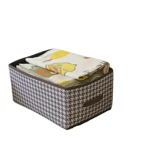 Caja de almacenamiento plegable multifuncional portátil, ropa de hogar de alta calidad, pantalones, acabado, almacenamiento de armario europeo elegante