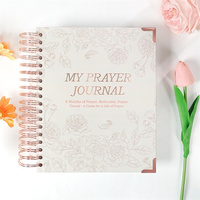 Couverture en PVC personnalisée pour journal de prière, planificateur biblique, réflexion, gratitude, soins personnels, santé mentale, bien-être, impression par sublimation