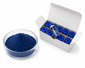Poudre lyophilisée de Cuivre Peptide (Tripeptide-1 Cu) en gros et au détail pour la réparation et le rajeunissement cutané après traitement - Product Image 4