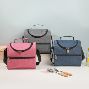 Sac à déjeuner isotherme portable et pliable, avec feuille d'aluminium épaissie, pour pique-niques en plein air et usage quotidien - Product Image 1