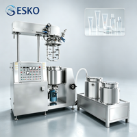Homogénéisateur à vide à cisaillement élevé ESKO avec cuve à double enveloppe pour la production de tubes et de pots de lotion cosmétique