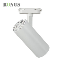 Nouvelle Arrivée Noir 18W Plafond Intelligent Dali Spotlight Focus Réglable COB Piste LED Spot Light