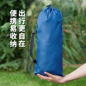 Outdoor Camping <b>Tent</b> 2 Person Blue <b>Single</b> Layer Rainproof Portable For Picnic Beach Spring Summer Use - Product Image 3