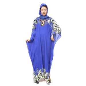 Diseño de Abaya Personalizado, Vestido Abaya de Verano en Algodón Frío con Cristales, Estilo de Medio Oriente para Mujeres Musulmanas, Disponible en Stock - Product Image 2