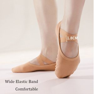 <span class=keywords><strong>Scarpe</strong></span> da Balletto Professionali in Tela Elasticizzata per Bambini e Adulti, <span class=keywords><strong>Scarpe</strong></span> da Danza con Suola Divisa Morbida per Danza Contemporanea e Moderna - Product Image 5