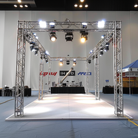 Structure de scène DJ en alliage d'aluminium argenté de haute qualité 6061-T6, prix d'usine, vente en boîte, marque Kored Truss-cx04