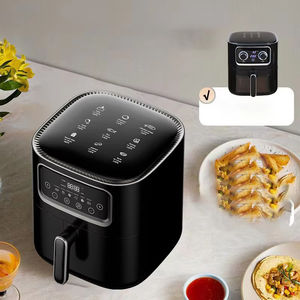 Vente en gros Livraison rapide Friteuses à air Bon marché Grande capacité Smart Commercial Hot Nouveau Digital Friteuses à air rose Fours 10l - Product Image 2