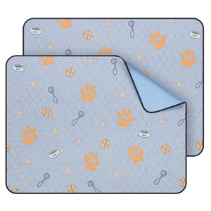Couvertures en coton super absorbantes pour chiots tampons <span class=keywords><strong>pipi</strong></span> lavables pour chiens tapis de parc antidérapant pour chien pour <span class=keywords><strong>lit</strong></span> au sol canapé voyage - Product Image 2