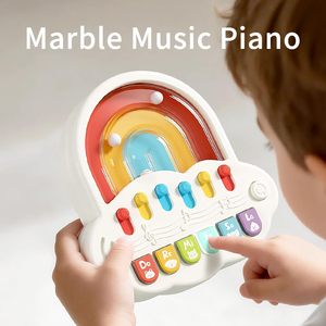 Jouet <span class=keywords><strong>de</strong></span> <span class=keywords><strong>piano</strong></span> pour bébé 2-en-1, jouet <span class=keywords><strong>de</strong></span> <span class=keywords><strong>piano</strong></span> musical avec jeu <span class=keywords><strong>de</strong></span> billes, jouet sensoriel <span class=keywords><strong>de</strong></span> développement pour nourrissons et tout-petits - Product Image 2