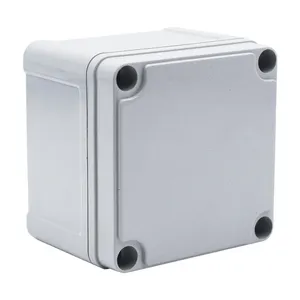 ABS Plastic Electrical Junction Box Case Waterproof Plastic Box 10x10x7.5 cm