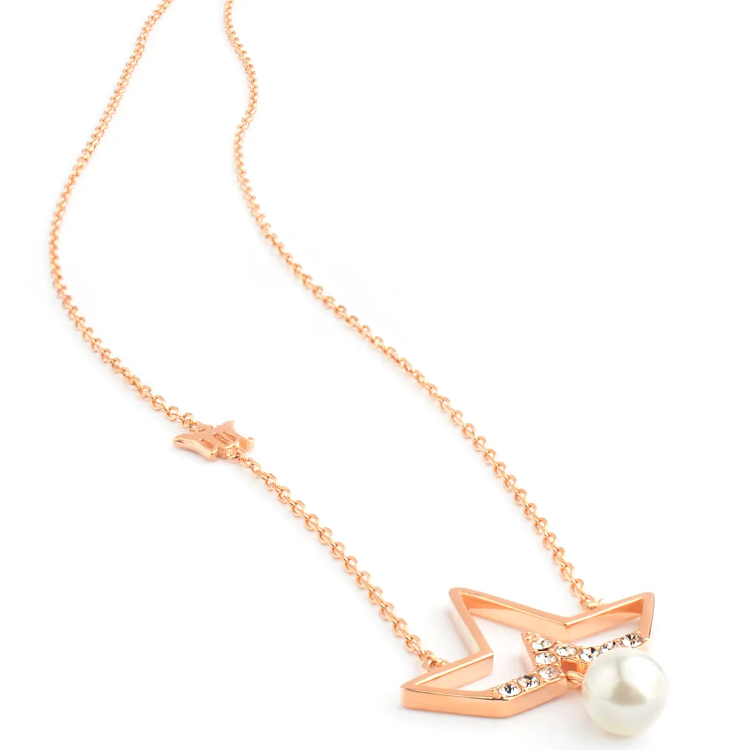 Collier avec pendentif en argent 925, <span class=keywords><strong>bijoux</strong></span> pour femmes, chaîne fine, perles en cristal