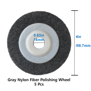 ล้อขนแกะขนาด 6 นิ้ว สำหรับขัดกระจกให้เงา เครื่องมือขัดแบบใช้แรงขัด เกรดอุตสาหกรรม - Product Image 3