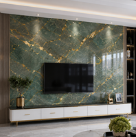 Paneles de Pared Modernos de PVC Impermeables y Ecológicos, Fáciles de Instalar, Diseño de Mármol UV, Paneles Decorativos para Interiores de Baños