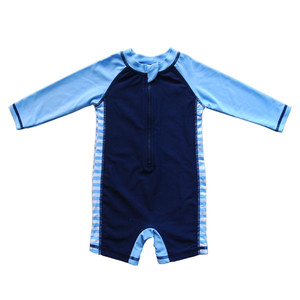 <span class=keywords><strong>Maillot</strong></span> <span class=keywords><strong>de</strong></span> <span class=keywords><strong>bain</strong></span> une pièce pour bébé garçon Sweegentle Summer Beach avec fermeture éclair sur le devant, séchage rapide, spandex/nylon, manches longues, avec chapeau - Product Image 3