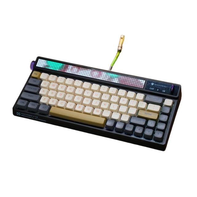 New Mechanical Keyboard Keycaps with Soft Light Theme, Cute for Girls, Magnetic Keys, Universal and Customizable Complete Set