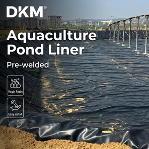 Film géomembrane HDPE de qualité aquaculture 0,2 mm, pré-soudé, imperméable, pour fermes d'élevage de crevettes et de poissons - Product Image 1