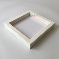 20X20 Cm Blanc Ombre Boîte Cadre Intérieur Taille 0.78 Pouces Profond Cadre Polystyrène 3D Boîte Cadre