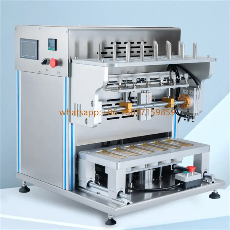 Automatic paper cup sheet film packaging machine paper cup sealing machine barreled instant noodle sealing machine