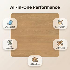<span class=keywords><strong>Parquet</strong></span> en chêne multicouche résistant à l'humidité avec installation à joint mâle et femelle pour cuisines, salons et usage extérieur - Product Image 3