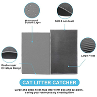 Tapis de litière double couche Eva Tapis de litière pour chat Kitty Tapis de litière pour chat imperméable et personnalisé Tapis de litière pour chat Eva