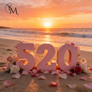 Pièce de présentation pliable pour mariage, décoration de la Saint-Valentin, <span class=keywords><strong>520</strong></span>, proposition en papier, numéro <span class=keywords><strong>1314</strong></span>, présentation en magasin - Product Image 5