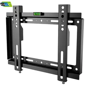 Hotel And Home Lcd Led Tv Support Universal Fixed Slim Plasma Tv Wall Bracket Mount For 14" -45" Flat Panel Screens