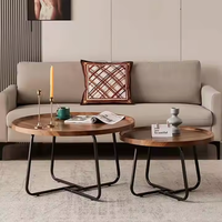 Table basse moderne en métal table de canapé de salon de luxe simple avec mobilier de maison portable