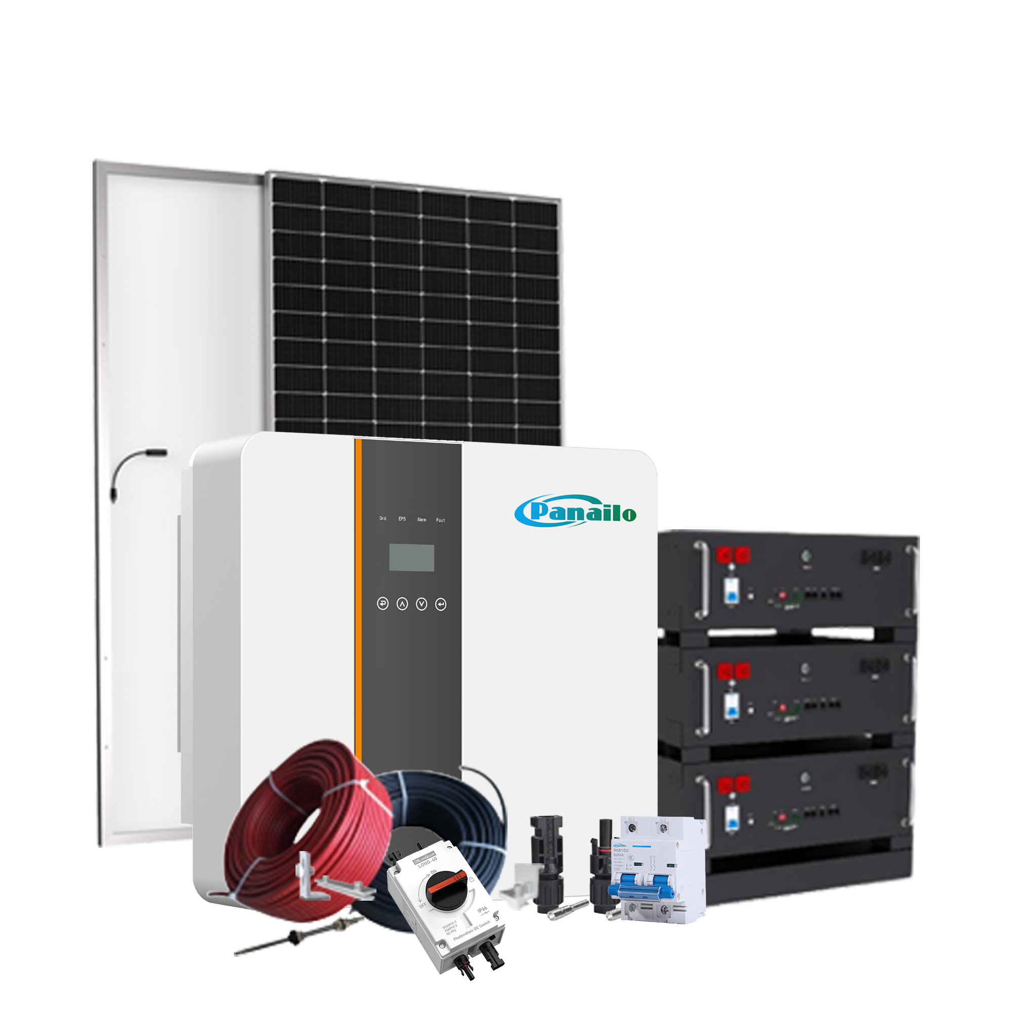 <strong>2026</strong> Smart <strong>Solar</strong> Hybrid off Grid Roof Home Energy System 6kW MPPT Inverter PV <strong>Solar</strong> Panel <strong>Kit</strong>