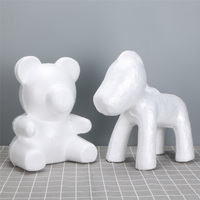 Ours en mousse de 35 cm, ours en peluche en polystyrène, fournitures pour ours en peluche artificiels