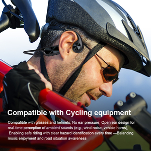 Nouveaux écouteurs sportifs à conduction osseuse étanches IPX8, design ouvert, tour de cou, oreillettes sans fil BT6.0 - Product Image 3